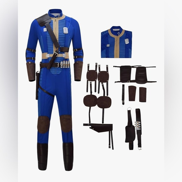 Women Lucy MacLean Cosplay Deluxe Uniform Full Set, women size XL,Vault 33 - Picture 1 of 7